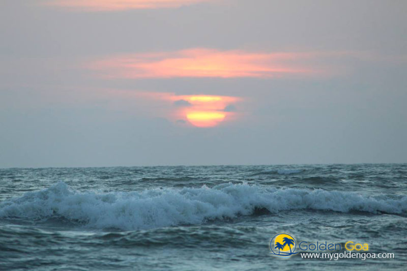 Sunset at Calangute Beach